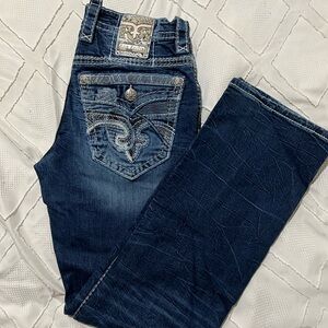 Rock Revival 32 Blue Denim Jeans
